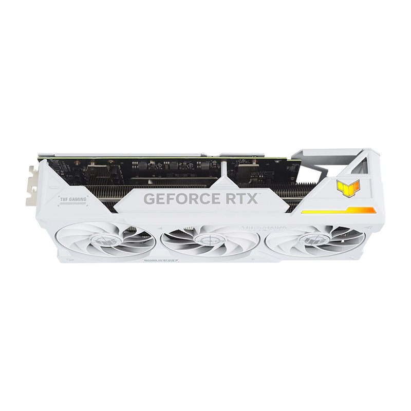 ASUS TUF Gaming GeForce RTX 4070 Ti SUPER BTF White OC Edition 16GB GDDR6X Graphics Card (DisplayPort x3, HDMI x2) - 90YV0KI0-M0NA00