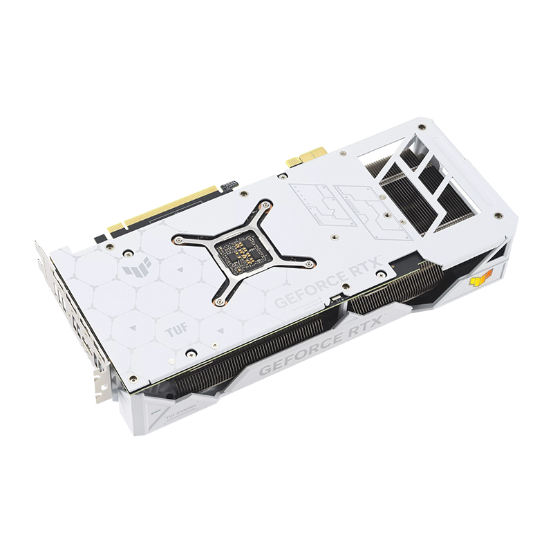 ASUS TUF Gaming GeForce RTX 4070 Ti SUPER BTF White OC Edition 16GB GDDR6X Graphics Card (DisplayPort x3, HDMI x2) - 90YV0KI0-M0NA00