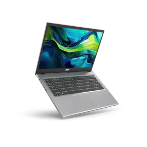 Acer Aspire Go 15 AG15-41P-R6R5 Laptop | AMD Ryzen™ 5 7535HS Processor, 16GB DDR5 4800MHz RAM, 512GB PCIe NVMe Gen4 SSD, 15.6" FHD (1920 x 1080), IPS, AMD Radeon™ 660M Graphics, Windows 11 Home, Pure Silver