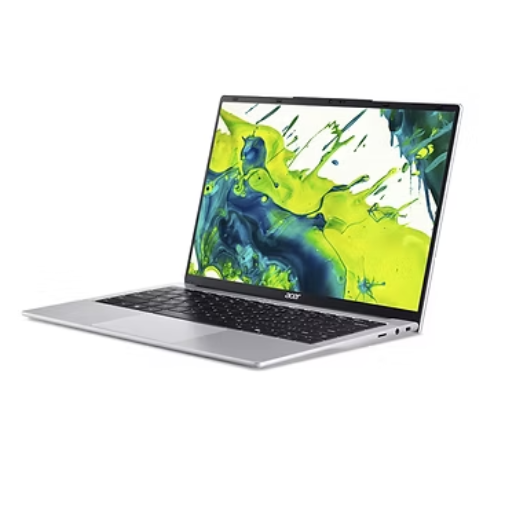 Acer Aspire Lite 14 AL14-32P-C8AG Laptop | Intel® Core™ N150 processor, 8GB DDR5 RAM, 512GB PCIe NVMe Gen4 SSD, 14.0", WUXGA (1920 x 1200), IPS, Intel® UHD Graphics, Windows 11 Home, MS Office Home 2024 + Microsoft 365 Basic, Silver 