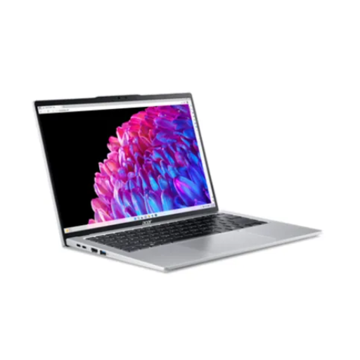 Acer Swift Go 14 SFG14-73-9249 OLED Laptop | Intel® Core™ Ultra 9 185H Processor, 16GB LPDDR5X-6400 Mhz Ram, 1TB PCIe NVMe M.2 SSD, 14", WQXGA+ (2880 x 1800), Intel® ARC Graphics, Windows 11 Home, Pure Silver