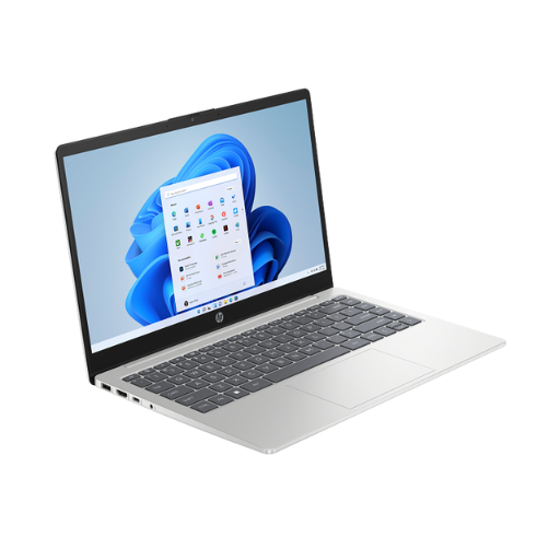 HP 14-ep0304TU Laptop | Intel® Core™ i5-1334U Processor, 8 GB DDR4-3200 MHz RAM, 512 GB PCIe® NVMe™ M.2 SSD, 14", FHD (1920 x 1080) IPS, Intel® Iris® Xe Graphics, Windows 11 Home, MS Office Home & Student 2024 + Microsoft 365 Basic, Silver