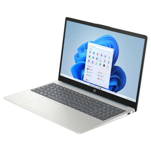 HP Laptop 15-fd1092TU FHD Laptop | Intel® Core™ 5 120U Processor, 8 GB DDR4-3200 MHz RAM, 512 GB PCIe® NVMe™ M.2 SSD, Intel® Graphics, 15.6", FHD (1920 x 1080), IPS, Windows 11 Home, Blue