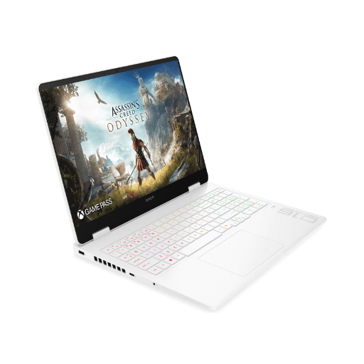 HP OMEN 16-am0191TX Gaming Laptop | Intel® Core™ Ultra 7 255H Processor, 16 GB DDR5-5600MHz RAM, 1 TB PCIe® Gen4 NVMe™ M.2 SSD, 16", WQXGA (2560 x 1600), IPS, NVIDIA® GeForce RTX™ 5060 Laptop GPU 8GB, Windows 11 Home, Ceramic White