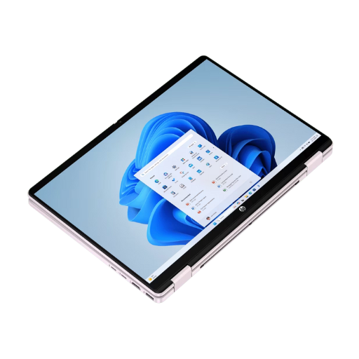 HP OmniBook 5 Flip 14-fp0024TU Laptop | Intel® Core™ i5-1334U Processor, 16 GB LPDDR5 5200 MHz RAM, 512 GB PCIe® Gen4 NVMe™ M.2 SSD, 14'', 2K (1920x1200), IPS, Intel® Iris® Xᵉ Graphics, Windows 11 Home, Microsoft Office Home 2024 + 1 Year Office 365 Basic, Powder pink