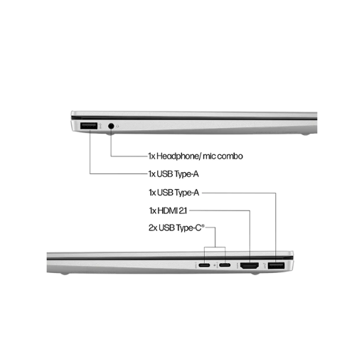HP Pavilion Aero 13-bg0035AU Laptop | AMD Ryzen 5 8640U Processor, 16GB LPDDR5x 6400 RAM, 512GB PCIe NVMe SSD, 13.3" WUXGA (1920 x 1200), IPS, AMD Radeon™ Graphics, Windows 11 Pro, Silver