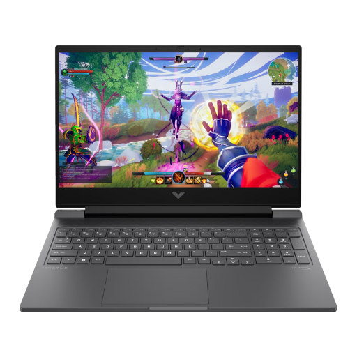 HP Victus 16-r1286TX (BT1W6PA) Gaming Laptop | Intel® Core™ i5-14450HX Processor, 16 GB DDR5 5600 MHz RAM, 512 GB PCIe® Gen4 NVMe™ M.2 SSD, 16", FHD (1920 x 1080), IPS, NVIDIA® GeForce RTX™ 3050 6 GB GDDR6 Graphics, Windows 11 Home, Silver 