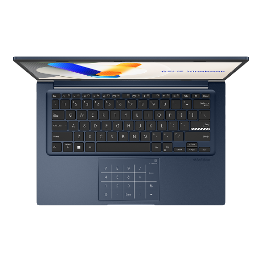 ASUS Vivobook 14 X1404VA-NK468 Laptop | Intel® Core™ i3-1315U Processor, 8GB DDR4 3200MHz RAM, 512GB M.2 NVMe™ PCIe® SSD, 14'' FHD (1920 x 1080), Intel® Iris Xe Graphics, W11 Home, Quiet Blue