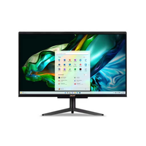 Acer Aspire C24 All-In-One Desktop PC | Intel® N150 Processor, 8GB DDR4 2666Mhz RAM, 512 GB M.2 SSD, 23.8", FHD (1920 x 1080), IPS, Intel® Graphics, Bluetooth 5.0, Wi-Fi 6, Microsoft Office Home 2024 + M365 Basic, HDMI x 1, DP x 1 