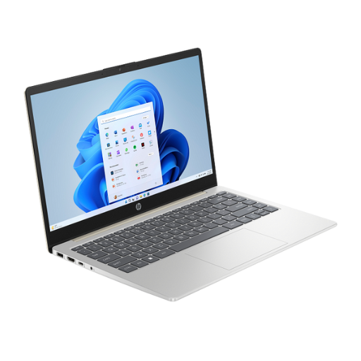 HP 14-ep0298TU Laptop | Intel® N100 Processor, 8GB DDR4 3200MHz RAM, 512GB PCIe® NVMe™ SSD, 14", FHD (1920 x 1080), IPS, Intel UHD Graphics, Office Home 2024 + M365 Basic, Gold