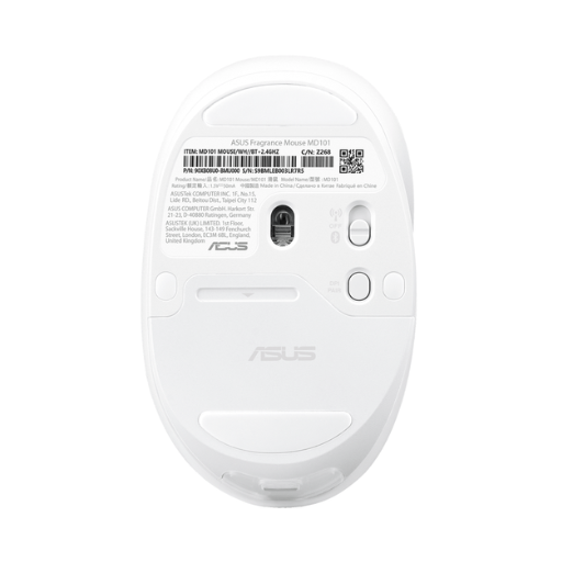 ASUS Fragrance Mouse MD101 - Iridescent White (90XB08U0-BMU000)