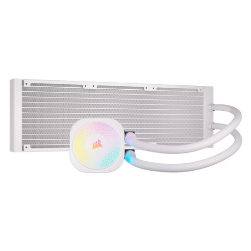 Corsair iCUE LINK TITAN 360 RX RGB 360mm AIO Liquid CPU Cooler - White (CW-9061021-WW)