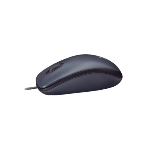 Logitech M90 Wired USB Mouse Black (910-001795)