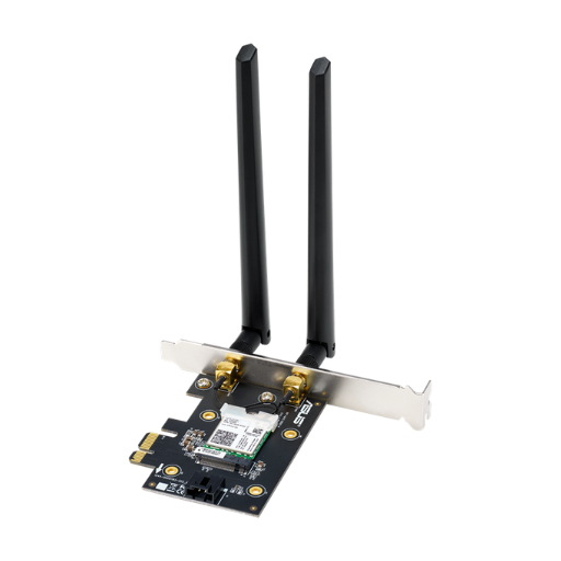 ASUS AX3000 Dual Band PCI-E Wireless Adapter - WiFi 6, 160MHz, Bluetooth 5.0, WPA3, OFDMA, MU-MIMOr (PCE-AX3000) 
