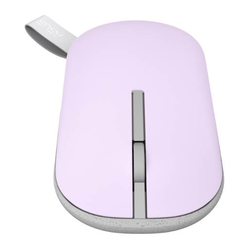 ASUS Marshmallow MD100 Wireless & Bluetooth Mouse - Mist Purple / Brave Green (90XB07A0-BMU010)