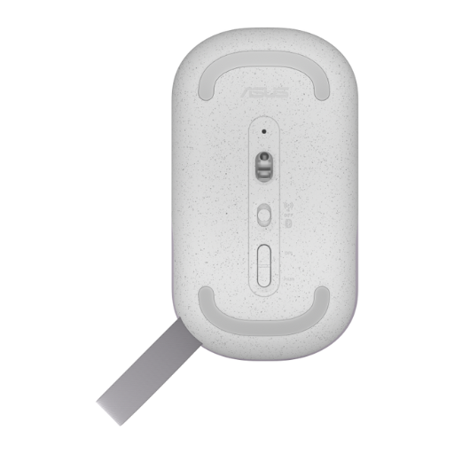 ASUS Marshmallow MD100 Wireless & Bluetooth Mouse - Mist Purple / Brave Green (90XB07A0-BMU010)