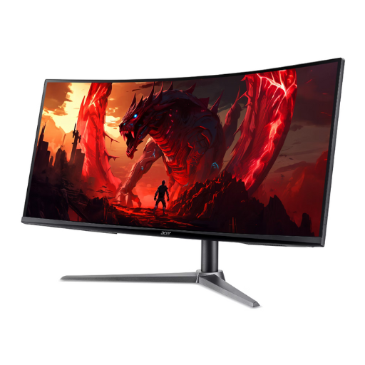 Acer Nitro ED340CU S3bmiipx 34" Curved Gaming Monitor | 34" UWQHD 3440 x 1440, VA, 180Hz, HDR10, 1ms, 250nits, HDMI x 2, DP x 1, Black 
