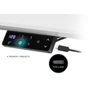 TTRacing Titus X Smart Desk S 1.2M Howlite White (TTRXSDSKFRM-WH-G)