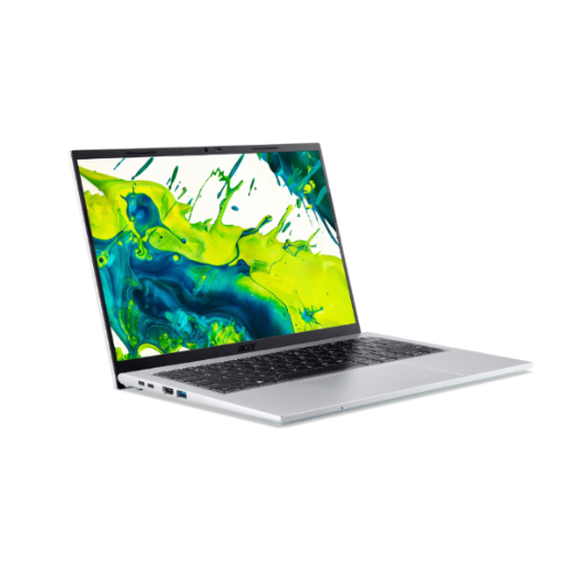Acer Aspire Go 14 AG14-72P-526S Laptop | Intel® Core™ Ultra 5 120U Processor, 16GB DDR4 RAM, 512GB PCIe NVMe SSD, 14" WUXGA (1920 x 1200) IPS, Intel® UHD Graphics, Windows 11 Home, Office Home 2024 + M365 Basic, Pure Silver