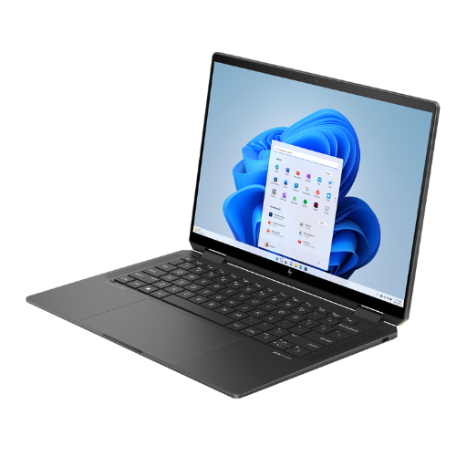 HP Spectre x360 2-in-1 Laptop (14-eu0097nr) | Intel® Core™ Ultra 7 155H, 16 GB LPDDR5x-7467 MT/s RAM,  1TB PCIe® NVMe™ SSD, 14" 3K (2880 x 1800), OLED, Touch Screen, 48-120Hz, Intel® Arc™ Graphics, Windows 11 Home,  Nightfall Black