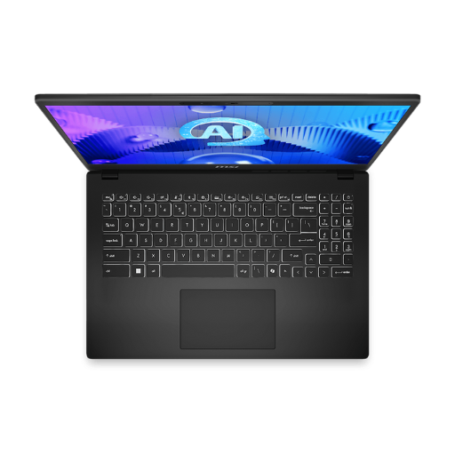MSI Modern 15 H AI C1MTG-084US Laptop | Intel® Core™ Ultra 9-185H Processor, 32GB DDR5 5600MHz RAM, 1TB PCIe NVMe SSD, 15.6" FHD (1920 x 1080), Touch Screen, 60Hz, Intel® Arc Graphics, Windows 11 Home, Black