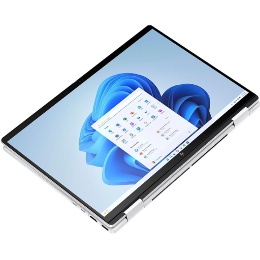 HP Envy x360 2-in-1 Laptop 14-fa0129AU | AMD Ryzen™ 5 8640HS, 16 GB LPDDR5-6400 MT/s RAM, 512 GB PCIe® NVMe™ SSD, 14" 2K (1920 x 1200), Touch Screen, IPS, AMD Radeon™ Graphics, Office Home 2024 + M365 Basic, Windows 11 Home, Silver