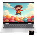 HP Envy x360 2-in-1 Laptop 14-fa0129AU | AMD Ryzen™ 5 8640HS, 16 GB LPDDR5-6400 MT/s RAM, 512 GB PCIe® NVMe™ SSD, 14" 2K (1920 x 1200), Touch Screen, IPS, AMD Radeon™ Graphics, Office Home 2024 + M365 Basic, Windows 11 Home, Silver