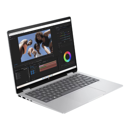 HP Envy x360 2-in-1 Laptop 14-fa0128AU | AMD Ryzen™ 5 8640HS, 16 GB LPDDR5-6400 MT/s RAM, 512 GB PCIe® NVMe™ SSD, 14" 2K (1920 x 1200), Touch Screen, IPS, AMD Radeon™ Graphics, Office Home 2024 + M365 Basic, Windows 11 Home