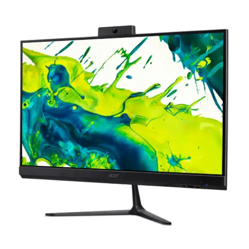 Acer Aspire C24-2G-13420W11 All-in-One Desktop PC | Intel Core i5-13420H Processor, 8GB DDR4 3200MHz RAM, 512GB M.2 PCIe SSD, 23.8", FHD (1920x1080), Intel® UHD Graphics, HDMI x 1, DP x 1, Windows 11 Home, Office Home 2024 + M365 Basic, Black