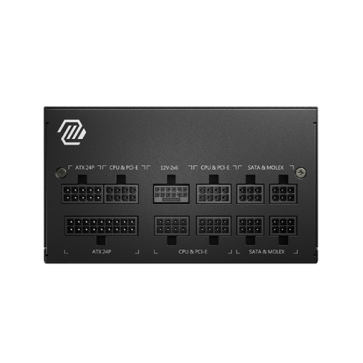 MSI MAG A850GL PCIE5 850W, ATX 3.1, 80 Plus Gold, Modular Power Supply (306-7ZP8A18-CE0)