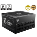 MSI MAG A850GL PCIE5 850W, ATX 3.1, 80 Plus Gold, Modular Power Supply (306-7ZP8A18-CE0)