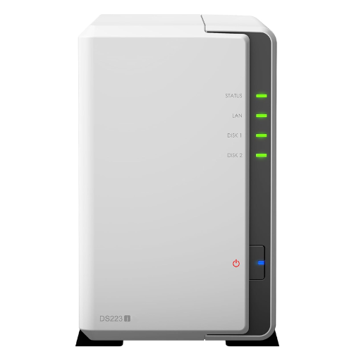 Synology DiskStation DS223J (2-Bay/Realtek/1.4GHz-QC/1GB/1GLAN)