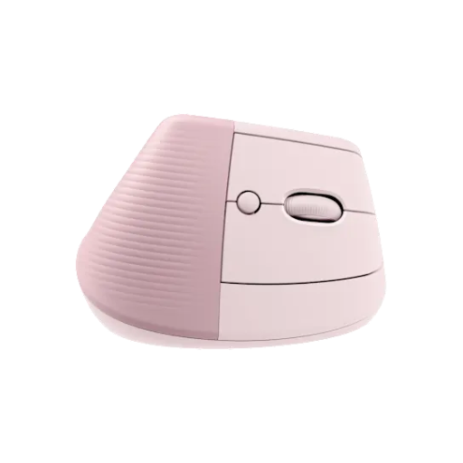 Logitech Lift Vertical Ergonomic Wireless Mouse - Rose (910-006481)