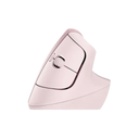 Logitech Lift Vertical Ergonomic Wireless Mouse - Rose (910-006481)