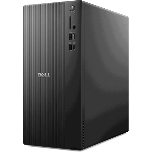 Dell Tower ECT1250 Desktop PC | Intel® Core™ i5-14400 Processor, 16 GB RAM, 512GB PCIe NVMe SSD, Intel® UHD Graphics, Dell Wired Keyboard & Mouse, DP x1, HDMI x1, DOS