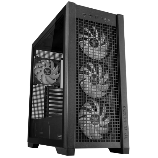 ASUS TUF Gaming GT302 ARGB ATX Mid-Tower PC Case - Black (AG-90DC00I0-B10000)