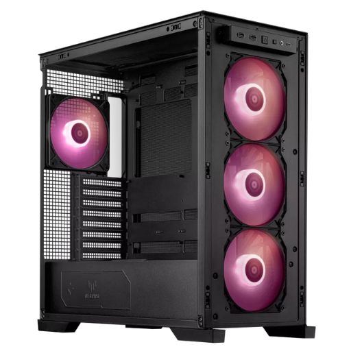 ASUS TUF Gaming GT302 ARGB ATX Mid-Tower PC Case - Black (AG-90DC00I0-B10000)