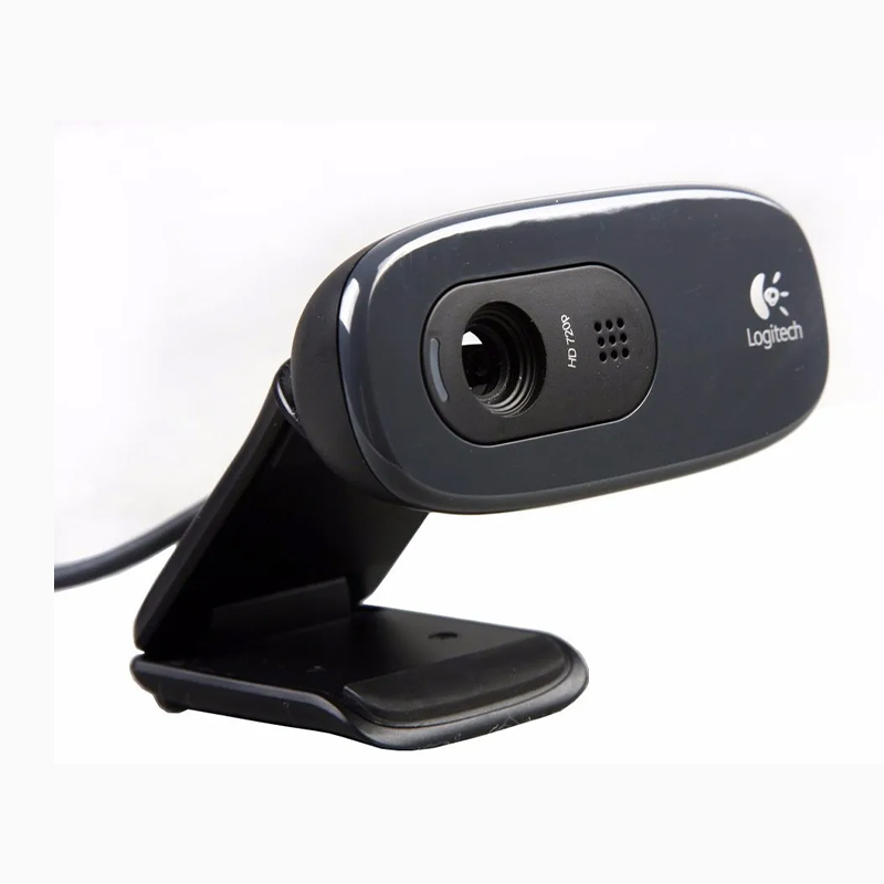 Logitech C270 HD 720p Webcam with Noise-Reducing Mics (960-000584)