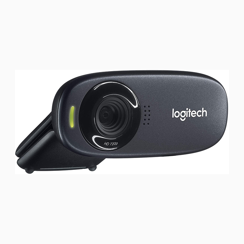 Logitech C310 HD Webcam, 720p Video with Noise-Reducing Mics (960-000588)