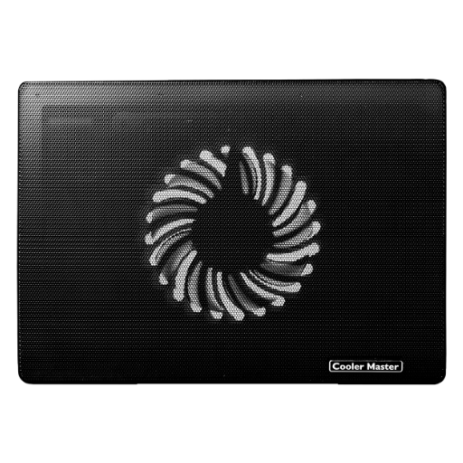 Cooler Master NOTEPAL X-SLIM II, 200mm Fan, Air Cooling Pad (Supports up to 15.6'' Laptops), Black - (CM-R9-NBC-XS2K-GP)