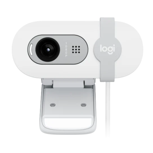 Logitech BRIO 100 Full HD 1080p Webcam - Off White (960-001618)