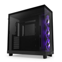 NZXT H6 Flow RGB Compact Dual-Chamber Mid-Tower Airflow Case Black (CC-H61FB-R1) 