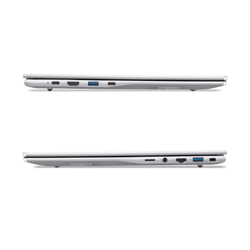 Acer Aspire Lite 16 AL16-54P-54PX Laptop | Intel® Core™ 5 120U, 16GB DDR5 4800MHz RAM, 512GB PCIe NVMe SSD, 16" WUXGA (1920x1200), Intel® Graphics, Office Home 2024 + M365 Basic, Windows 11 Home, Light Silver