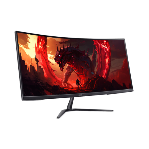 Acer Nitro ED340CU X0bmiipx 34" Curved Gaming Monitor | UWQHD (3440 × 1440), 120Hz, VA,1ms (VRB), 1.07 Billion Colors, 250 nits, 2 × HDMI ,1 × DisplayPort
