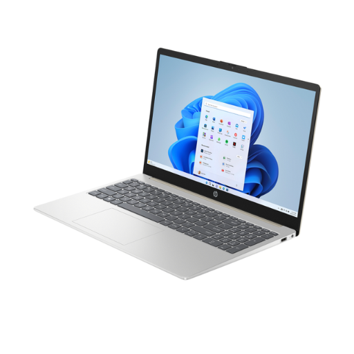 HP 15-fd0905TU Laptop (D36R9PA) | Intel® Core™ 5 120U, 16GB DDR5 5200MHz RAM, 512GB PCIe® NVMe™ SSD, 15.6" FHD (1920x1080), IPS, Intel® Graphics, Office Home 2024 + M365 Basic, Windows 11 Home, Warm Gold