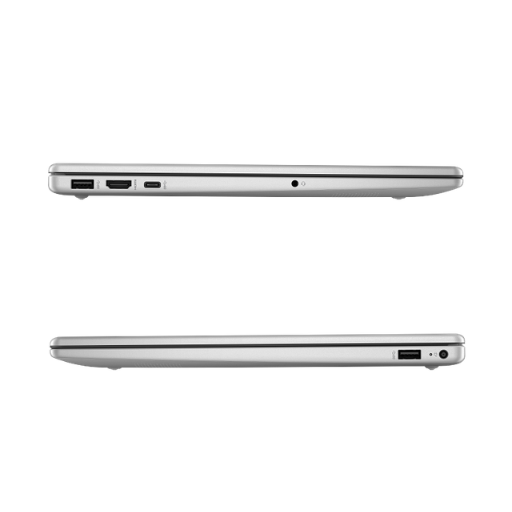 HP 15-fd0907TU Laptop (D36RCPA) | Intel® Core™ 5 120U, 16GB DDR5 5200MHz RAM, 512GB PCIe® NVMe™ SSD, 15.6" FHD (1920x1080), IPS, Intel® Graphics, Office Home 2024 + M365 Basic, Windows 11 Home, Natural Silver