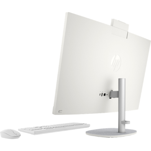 HP 24-ct2000d All-in-One Desktop PC (B95XNPA)| AMD Ryzen™AI 5 340, 16GB DDR5 MT/s RAM, 512GB SSD, 23.8" FHD (1920×1080), IPS, AMD Radeon™ Graphics, WiFi 6, Bluetooth® 5.4, HP White Wireless Keyboard & Mouse, Office Home 2024 + M365 Basic, Windows 11 Home, Shell White