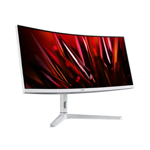 Acer Nitro XZ306C xwmiipphx 29.5" Curved Gaming Monitor | 2560 × 1080 (UW-FHD), VA (Curved 1500R), 200Hz, 1ms, AMD FreeSync Premium, 93% DCI-P3 color gamut, 2 × HDMI, 1 × DisplayPort 1.2, 1 × 3.5mm Audio Out, White