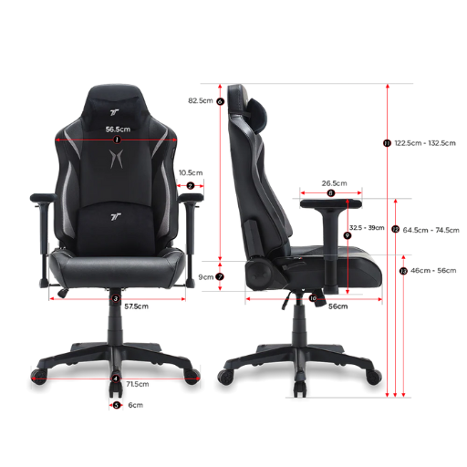 TTRacing Swift X Pro Air Threads Fabric Gaming Chair Robin Edition
