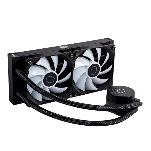 Cooler Master MasterLiquid 240L Core 240mm Close-Loop AIO Liquid Cooler | ARGB Sync, Gen S Coldplate Pump, 120mm PWM, CryoFuze 14W/mK, AMD Ryzen AM5/AM4, Intel LGA1700/1200 (MLW-D24M-A18PZ-R1), Black (MLW-D24M-A18PZ-R1)